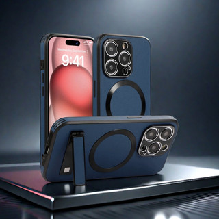 【Bracket Hard case/Black】Ốp lưng compatible for iPhone 15 14 13 12 11 pro max  case