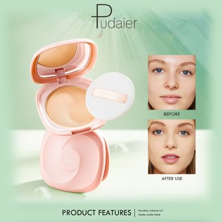 Bột Pudaier Chống Thấm Nước Lâu Dài Full Cover Matte Setting Powder