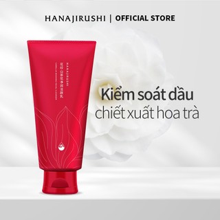 Sữa rửa mặt HANAJIRUSHI Camellia dành cho Unsex Sữa rửa mặt axit amin dưỡng ẩm nhẹ 150g Chăm sóc da mặt