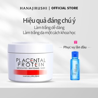 Mặt Nạ Đất Sét HANAJIRUSHI Làm trắng 160g Collagen hòa tan Tinh chất protein thủy phân Không gây kích ứng  không chứa cồn Bạch dương, dâu tằm, tinh chất trà