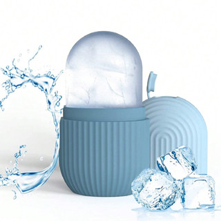 Viên nang Sọc Silicone Mặt Áp Dụng Khay Đá Nhiều Màu Mặt Lạnh Nén Khay Đá Giảm Đau Cơ Thể Máy Mát Xa