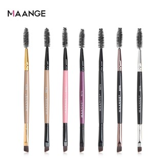 MAANGE Cọ trang điểm lông mày/ lông mi 2 đầu tiện dụng