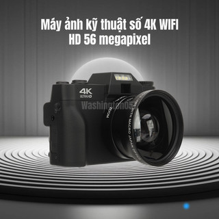 Có thể bán buôn Máy ảnh kỹ thuật số 48MP 4K với màn hình lật 180° kèm bộ sạc pin Tự động lấy nét 1500mAh quay video zoom 16X để chụp Washington057 Hàng giao ngay