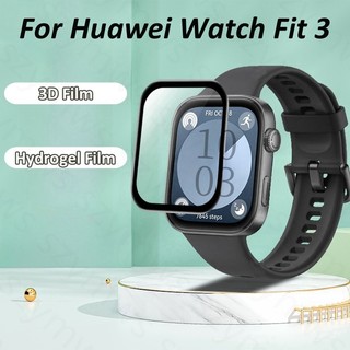 Huawei watch fit 3 phim bảo vệ màn hình bảo vệ toàn diện 3d cong phim bảo vệ mềm hydrogel tpu phim cho đồng hồ thông minh huawei watch fit3