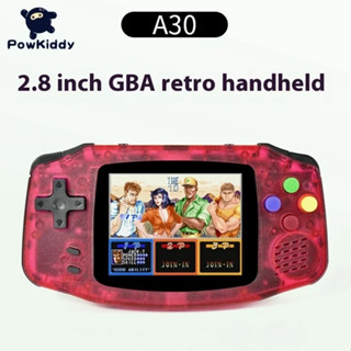 Powkiddy A30 trò chơi Gba ips mini Gb bỏ túi nhà điều hành arcade Sfc Pocket Máy chơi Game cầm tay Ps Retro Gba Simulator Gb 3000 trò chơi