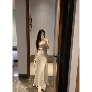 【COLORBLLIND】Váy chữ A dây mỏng vừa vặn