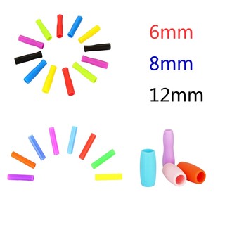 6mm 8mm 12mm Đầu Ống Hút Silicon Nhiều Màu Thân Thiện Với Môi Trường