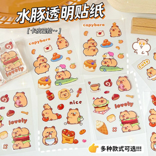 Miếng Dán PET Chống Thấm Nước Họa Tiết Hoạt Hình Dễ Thương Trang Trí Nhật Ký