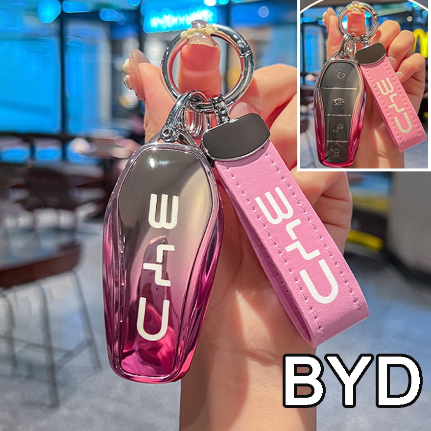 Vỏ Bọc Ốp Chìa Khóa Ô Tô Chìa Khóa Xe Ô Tô BYD Sealion 7 Sealion 6/Seal ATTO 3 BYD Dolphin Key Fob B