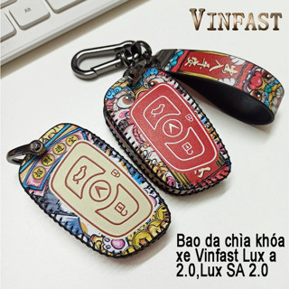  Bao Da Chìa Khóa Vinfast Lux Ốp Chìa Khoá Lux A Bọc Chìa Khoá Vinfast Lux SA kèm móc treo Bao da chìa khóa xe Vinfast Lux a 2.0,Lux SA 2.0 