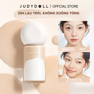 JUDYDOLL Kem nền Traceless Cloud-Touch Cream Foundation Tự nhiên Chống nước Chống trôi Dành cho da hỗn hợp 30g