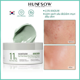 Mặt Nạ Đất Sét Hunfsow Kaolin làm sạch sâu se khít lỗ chân lông giảm mụn đầu đen 60g