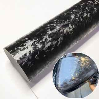 150x1cm Kích thước tùy chỉnh Giả mạo sợi carbon vá phim thay đổi màu sắc Xe máy xe đạp DIY phản chiếu trang trí phim mui xe