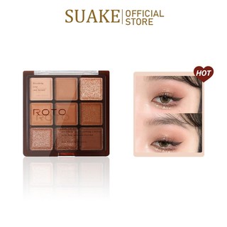 SUAKE Bảng phấn mắt 9 bảng màu sô cô la sô cô la Mocha