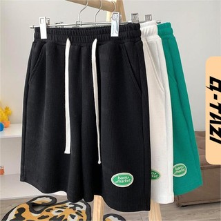 Q Tazi quần short Mùa hè 2024 phong cách mới Quần rộng của học sinh