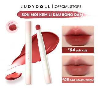 JUDYDOLL Son Kem Powder Lip Cream Mịn lì Che phủ vân môi Không dính cốc 1,8g
