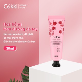 Cokki Kem Dưỡng Da Tay 30g Hương Hoa Hồng / Bơ Hạt Mỡ Giúp Dưỡng Ẩm Và Hấp Thụ Nhanh