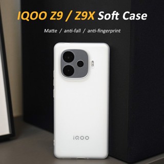 Dành Cho Vivo IQOO Z9 Z9x Turbo Plus 5G Vỏ Mềm Mờ Siêu Mỏng Vỏ Điện Thoại