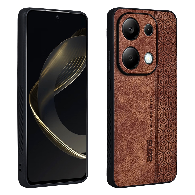 Dành cho Xiaomi Redmi Note 13 Pro 4G (Không phải 5G) / POCO M6 Pro 4G Ốp điện thoại da chống rơi, tối giản, chất lượng cao