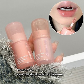 Son Bóng nude Herorange Dạng Gloss Dưỡng Môi Nuôi dưỡng môi Sản phẩm trong nước không thấm nước