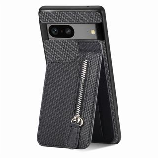 Dành cho google pixel 6 7 8 9 pro 6a 7a ốp lưng họa tiết sợi carbon siêu mỏng ốp lưng có dây kéo