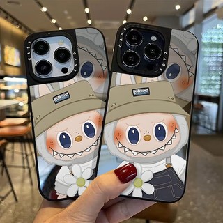 ốp iphone 11/12/13/14/15 Pro Max Gương chống sốc Casetify Gardener labubu Case For ốp lưng iphone 11,12,13,14,15,11PM,12PM,13PM,14PM,15PM