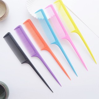 Lược Tạo Kiểu Mỏng Lược Làm Tóc Nhiều Màu Đuôi Chuột Lược Salon Chuyên Nghiệp Lược Tạo Kiểu Tóc