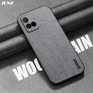 [NORVIK] Bìa cứng cho VIVO Y21 / Y21s / Y33s / Y21T / Y33T / Y21A / T1X Y56 Y39 Y29 Y29t Y29s Y100 Y04 5G Vỏ điện thoại bằng da hạt gỗ thiên nhiên JD003