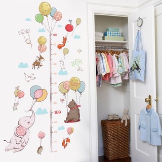 Miếng Dán Tường Hình Thước Đo Chiều Cao Cho Bé