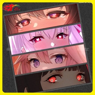 Hai Chiều Anime Cô Gái Đẹp Dải Dài Phản Quang Xe Hơi Miếng Dán Chống Thấm Nước JDM Trang Trí Thân Xe Máy Xe Điện Khung Xe Miếng Dán