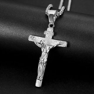 Dây Chuyền Mặt Hình Thánh Giá 28014jesus Cho Cặp Đôi