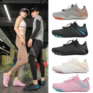 Hàng có sẵn!Giày Thể Dục Trong Nhà Nam Nữ Chống Trơn Trượt Chống Sốc Chạy Bộ Im Lặng Nhảy Dây Giày Thể Thao Yoga Giày