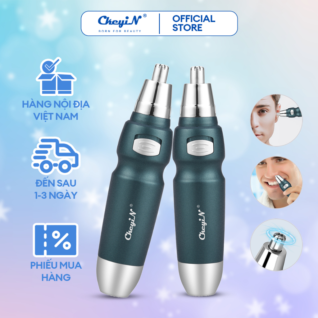 Máy Tỉa Lông Tai Và Mũi Ckeyin Rd021L Chạy Pin Tiếng Êm Đầu Tỉa Có Thể Rửa Chăm Sóc Vệ Sinh Cá Nhân Cho Nam