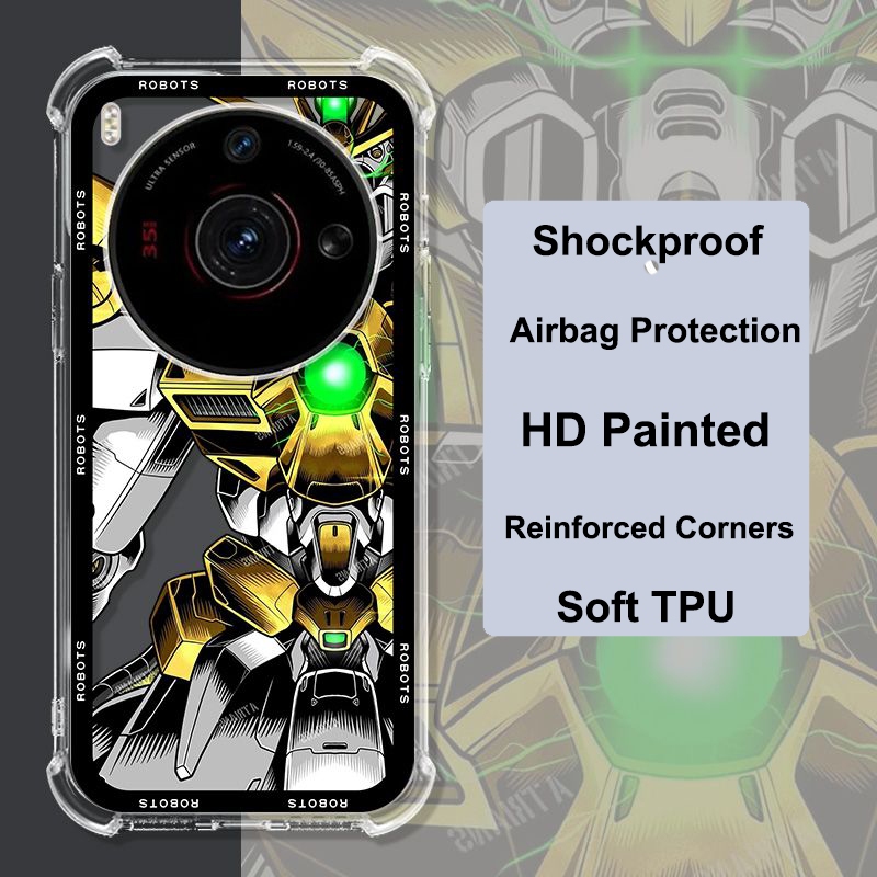 Nubia Z50S Pro Gia Cố Góc TPU Mềm Chống Sốc Túi Khí Dành Cho Nubia Z50 S Pro HD Sơn Bao Nubia Z50 Ốp