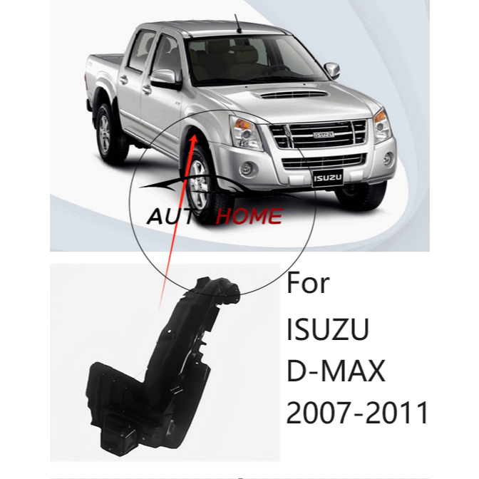 MỚI Phía Trước Fender Lót Cho Isuzu DMAX D-MAX 2007 2008 2009 2010 2011 Phía Trước Trình Điều Khiển 