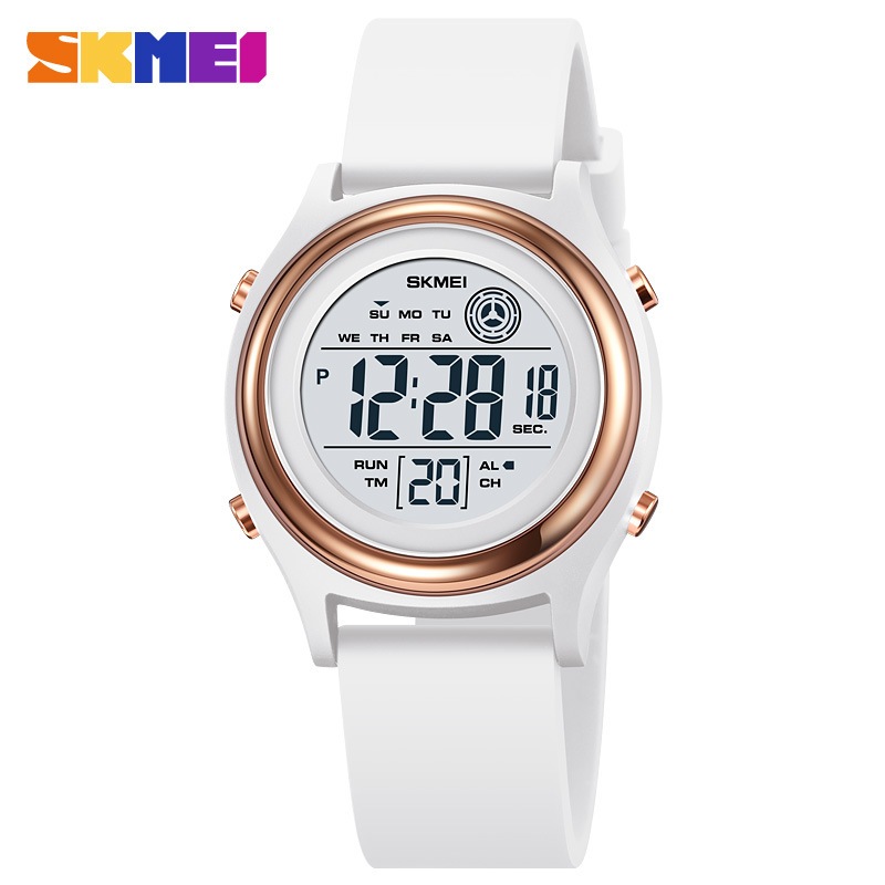 Skmei 2094 Đồng hồ bấm giờ nữ Đồng hồ đeo tay nữ 50M Chống nước Chống sốc reloj mujer Đèn nền hiển thị Đồng hồ kỹ thuật số đếm ngược