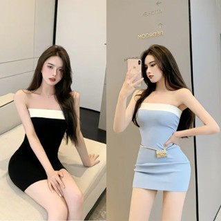 Đầm Ống Ôm Dáng Quyến Rũ Dành Cho Nữ Tắt Vai Ngắn Quần Áo Chặt Mini Nữ Váy