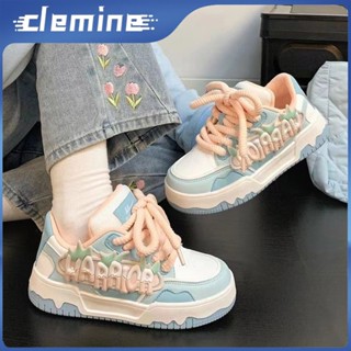 Giày trắng nhỏ thoải mái cho nữ, giày đế bệt thông thường đa năng, giày khối màu thoáng khí