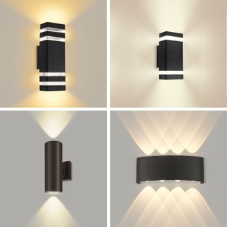 CHUANGYANG Led Đèn hắt tường 2/4/6/8/10W E27 bóng đèn thay thế IP65 không thấm nước đèn gắn tường
