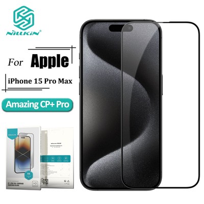 Kính cường lực toàn màn hình NILLKIN iPhone 15 Pro Max Chống trầy xước vân tay Chống chói CP + Pro 9H Bảo vệ màn hình chống cháy nổ