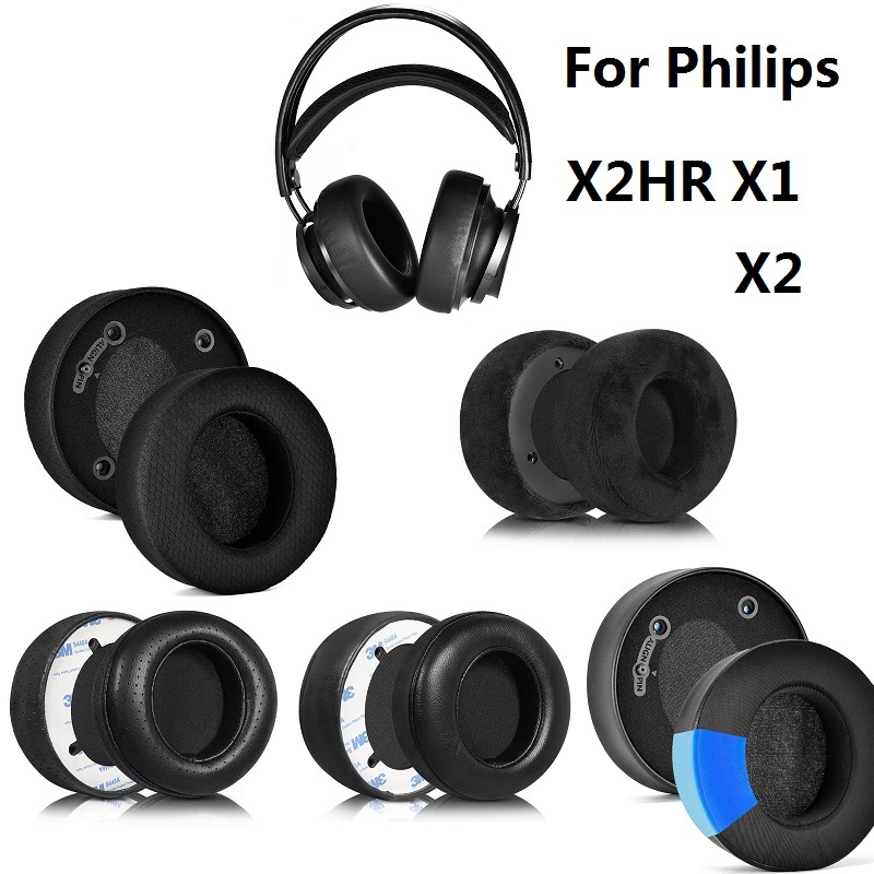 Miếng Đệm Tai Nâng Cấp Cho Philips Audio Fidelio X2HR X1 X1S X2 Thay Thế Da Cừu Chính Hãng / Gel Làm