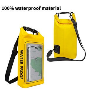  Túi khô chống thấm nước - Túi đựng ba lô chống nước Roll Top Giữ bánh răng khô cho thuyền kayak đi biển đi bè chèo thuyền đi bộ đường dài cắm trại và câu cá với vỏ điện thoại chống nước 