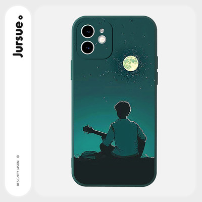 Ốp lưng JURSUE mềm chống bẩn độc lạ ngộ nghĩnh Cho iPhone 17 16 15 14 13 12 11 Pro Max SE 2020 X XR XS ip 8 7 Plus kute Y5118Q