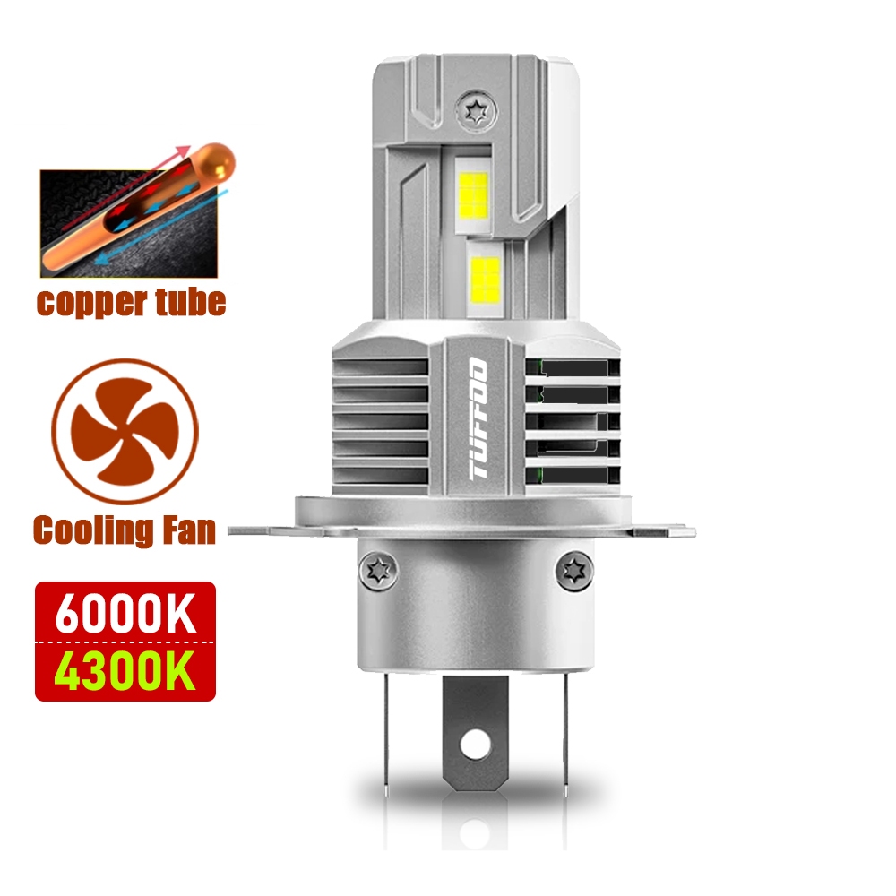 Tuffoo 1 Cái H4 / HS1 Bóng Đèn Cos / Đèn Pha Led Xe Máy 3 Pin Cho Airblade / AB / Sniper150 / FZ150i
