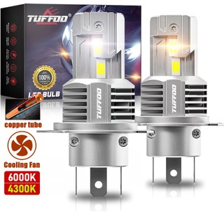 Bóng đèn pha LED TUFFOO H4 / 9003 / HB2 / H19 cho phích cắm và chạy ô tô 6000K Trắng / 4300K Trắng ấm DC12V