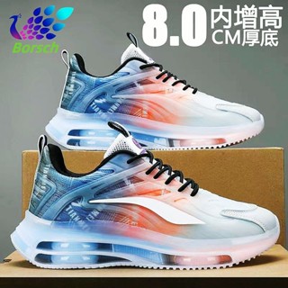 Cadillac Cá Sấu Đệm Không Khí Giày Thể Thao Nam Mùa Thu Lưới Thoáng Khí Thường Đế Mềm Chống Sốc Chạy Thoáng Mát Giày Thời Trang