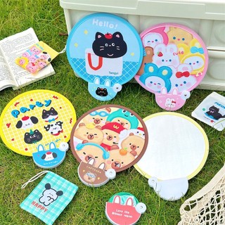 Bentoy Milkjoy Hoạt Hình Dễ Thương Mang Quạt Có Thể Gập Lại Chụp Ảnh Bảng Phản Quang