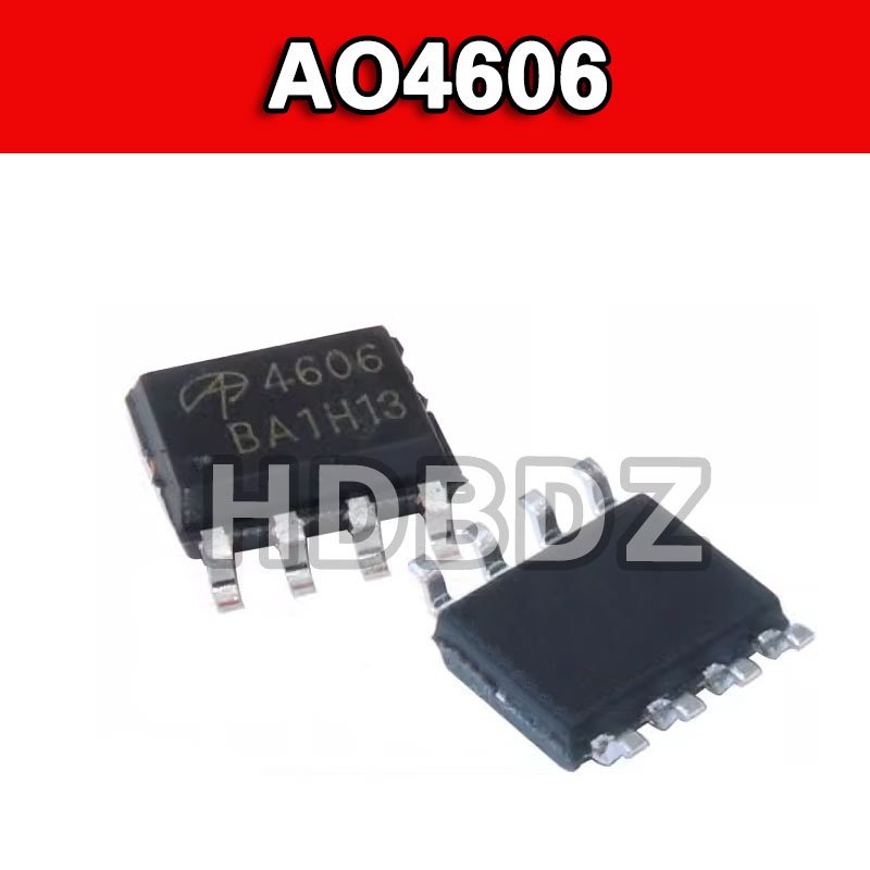 20pcs AO4606 SOP8 SP4606 4606 N+P Kênh MOS Ống Điện Áp Cao Ban IC