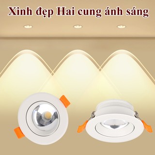 Đèn led âm trần CHUANGYANG COB Chip Vỏ nhôm Sản phẩm mới Xinh đẹp Ánh sáng 5/7/10/12W lỗ khoét 65mm-85mm