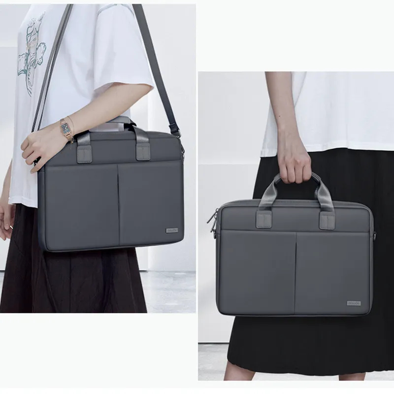 Túi đựng máy tính xách tay cho Macbook 13 14 15.3 15.6 16.2 inch Túi đựng máy tính xách tay chống nước cho iPad Pro 13 inch 2026 / 2024 với màng giả da